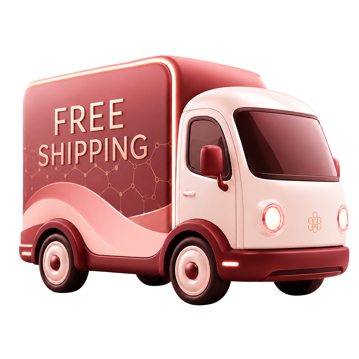 Free shipping delivery truck